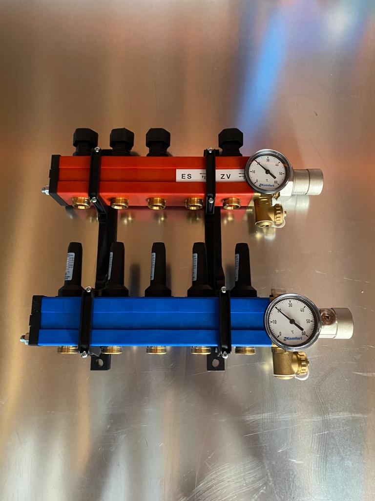 Komfort multizoneverdeler 10-145/5gr aansluit re Komfort